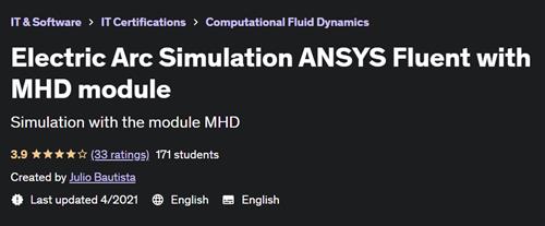 Electric Arc Simulation ANSYS Fluent with MHD module