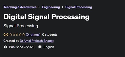 Digital Signal Processing (2023)