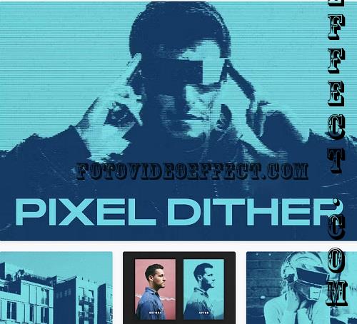 Pixel Dither Photo Effect - 26690176