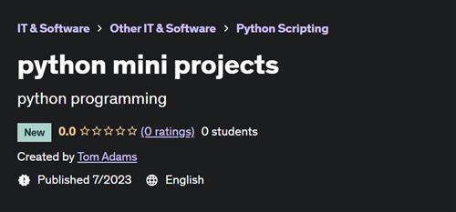 Python mini projects