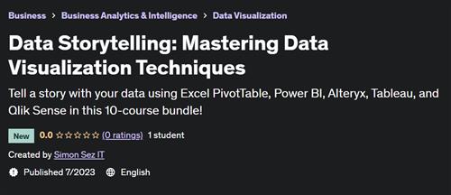 Data Storytelling – Mastering Data Visualization Techniques
