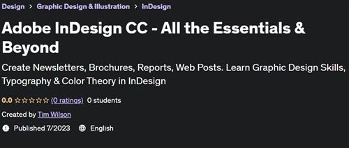Adobe InDesign CC – All the Essentials & Beyond