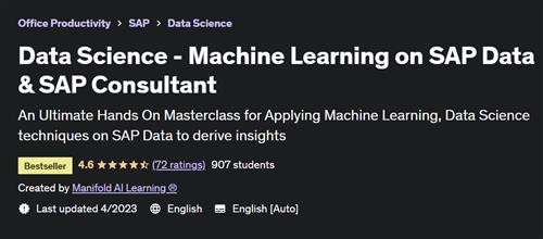 Data Science – Machine Learning on SAP Data & SAP Consultant