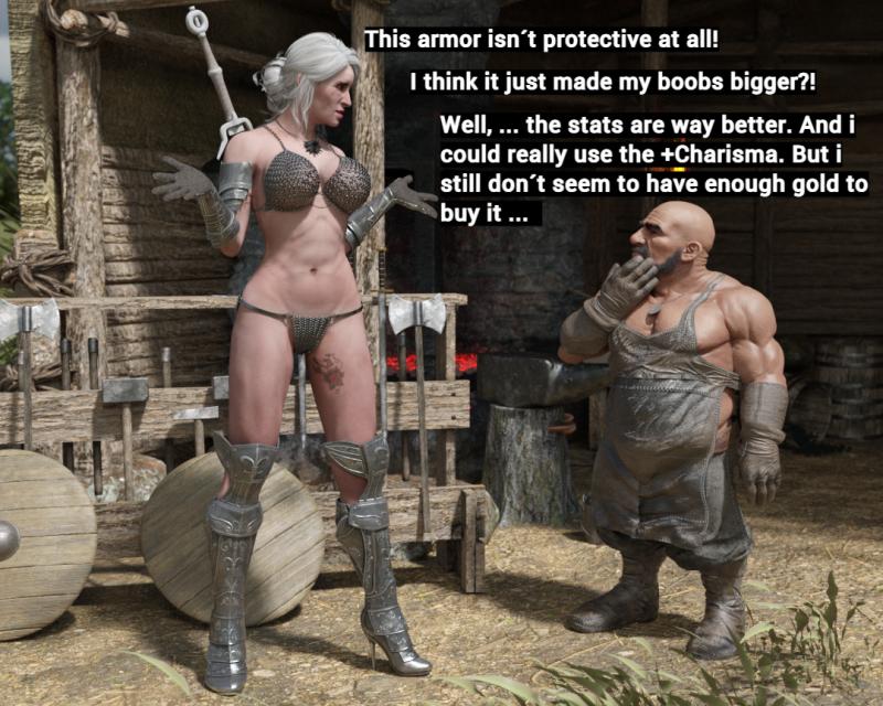 Pin3D - Ciri: Female Armor 3D Porn Comic