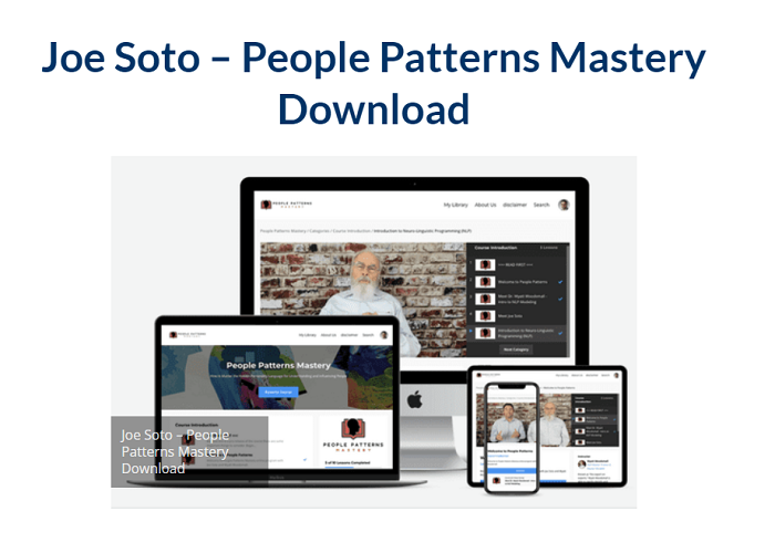 Joe Soto – People Patterns Mastery Download 2023