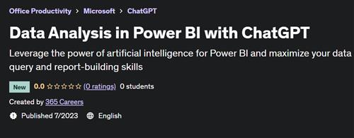 Data Analysis in Power BI with ChatGPT