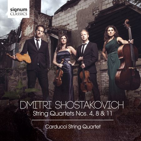 Carducci String Quartet - Shostakovich: String Quartets Nos. 4, 8 & 11 (2015) [Hi-Res]