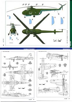 Letectvi+Kosmonautika 2006-6 - Scale Drawings and Colors