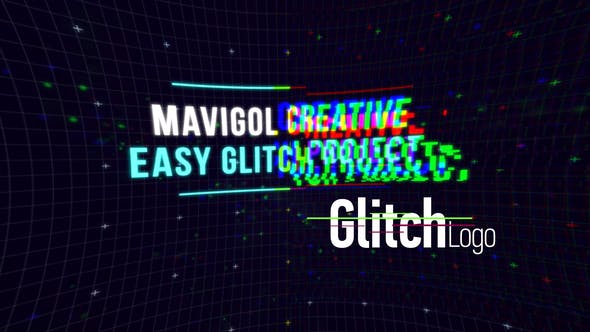 Videohive - Glitch Logo Reveal 46858525