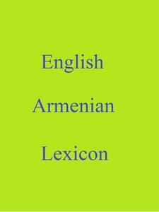 English Armenian Lexicon