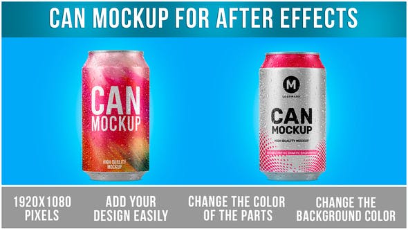 Videohive - Can Mockup After Effects Template 46910635