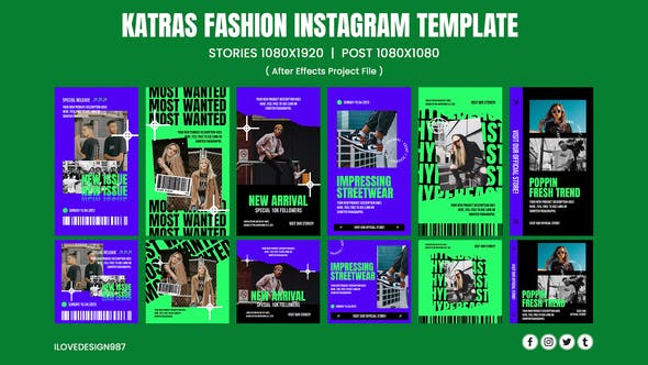 Videohive - Katras Fashion Instagram Template 46912060