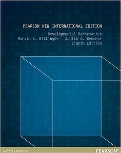 Developmental Mathematics Pearson New International Edition