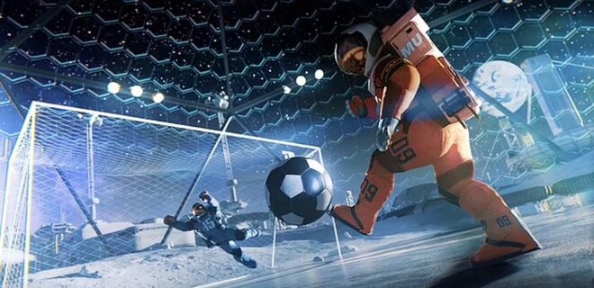 Губчатый мяч и голограммы-судьи. Ученые создали проект футбольного матча на Луне в 2035-м