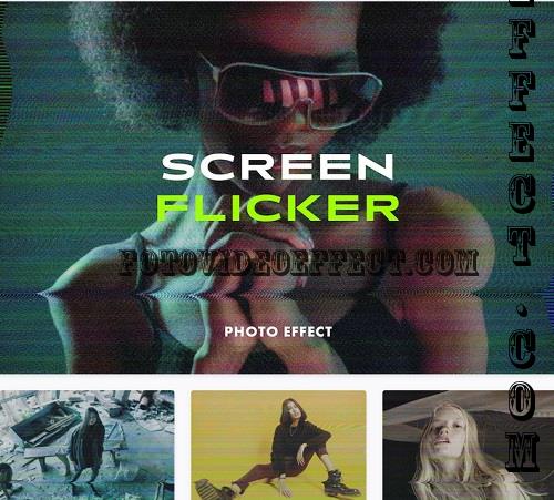 Screen Flicker Photo Effect - 10981031