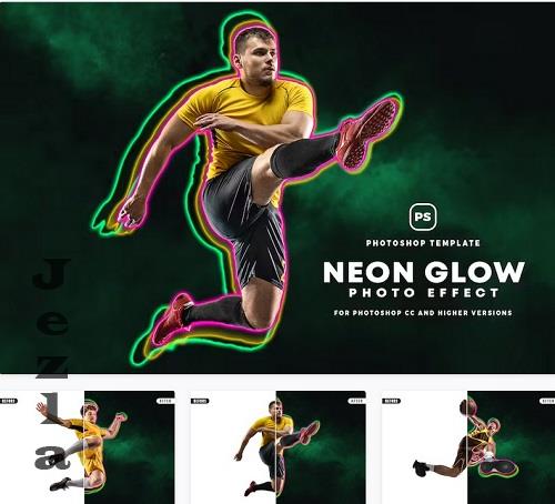 Neon Glow Photo Effect - 9LQ3Q3B