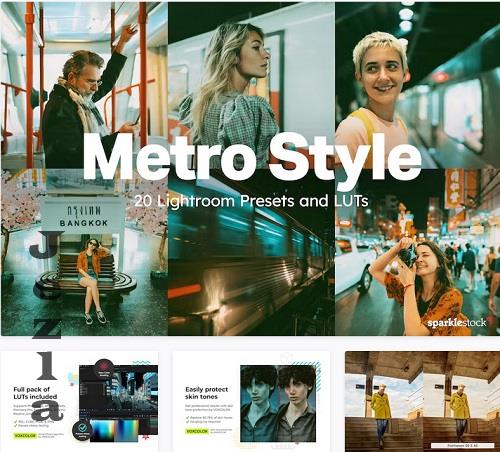 20 Metro Style Lightroom Presets LUT - 27119116