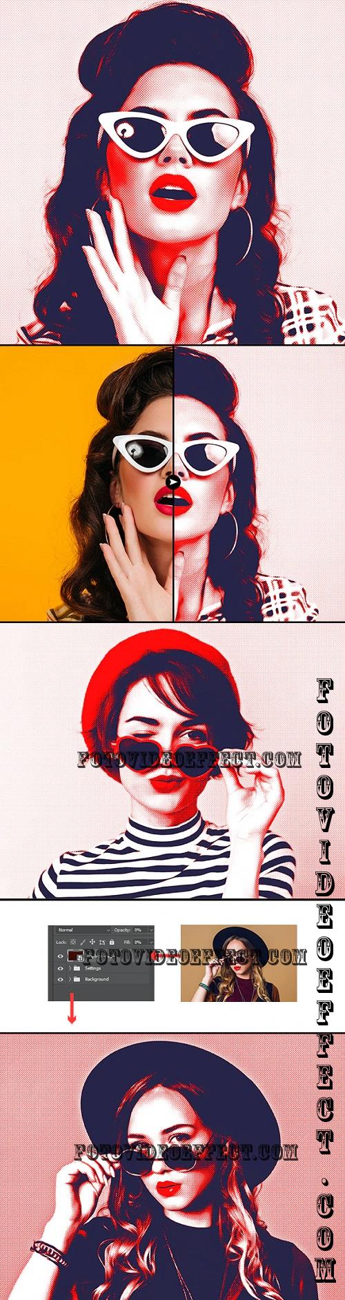 Pop Art Photo Effect - 46701109