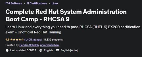 Complete Red Hat System Administration Boot Camp – RHCSA 9