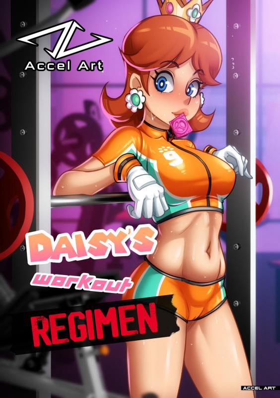 Accel Art - Waifu Cast - Daisy's workout REGIMEN (Mario Strikers) Porn Comics