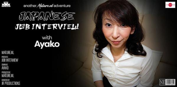 Mature.nl: Skinny Japanese MILF Mako Shinozuka Gets Creampied After Her Job Interview (FullHD) - 2023