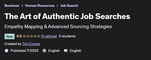The Art of Authentic Job Searches
