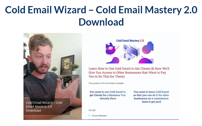 Cold Email Wizard – Cold Email Mastery 2.0 Download 2023