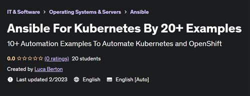 Ansible For Kubernetes By 20+ Examples