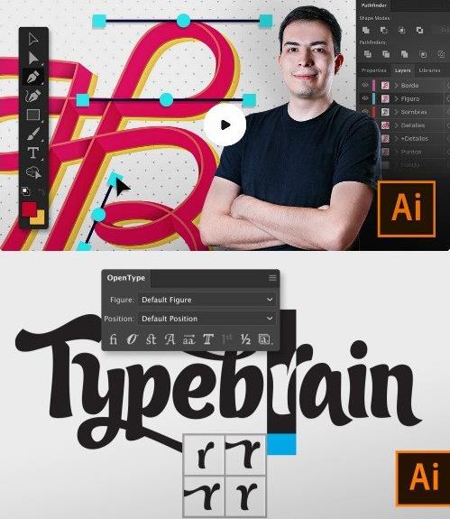Domestika – Adobe Illustrator for Typography, Lettering and Calligraphy