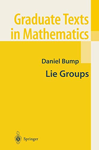 Lie Groups by Daniel Bump