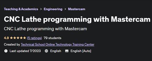CNC Lathe programming with Mastercam