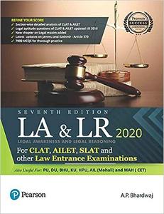 LA and LR for CLAT, AILET, SLAT CLAT, AILET, SLAT, and Other Law Entrance Examination, 7th edition