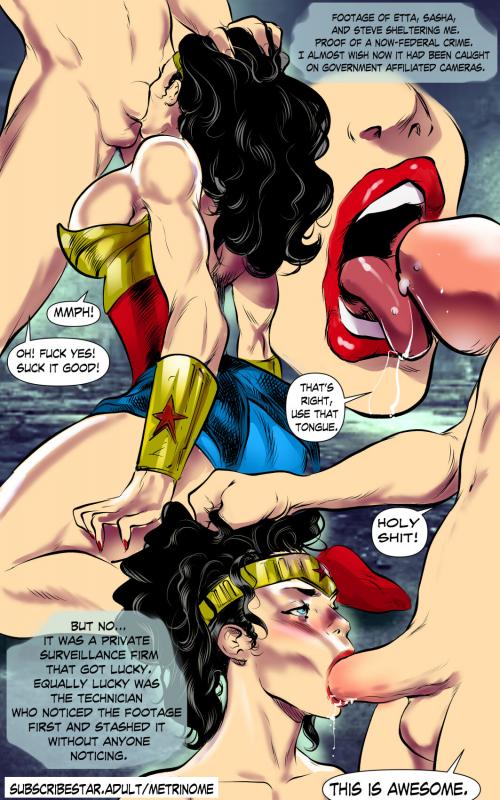 Metrinome - Wonder Woman Blackmailed Porn Comics