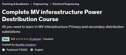 Complete MV inferastructure Power Destribution Course