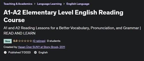 A1-A2 Elementary Level English Reading Course (2023)
