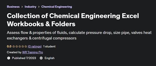 Collection of Chemical Engineering Excel Workbooks & Folders