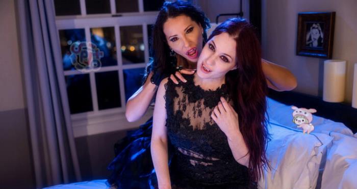 Angel Dark, Jessica Ryan - Interview With A Lesbian Vampire (FullHD 1080p) - SheSeducedMe - [2023]