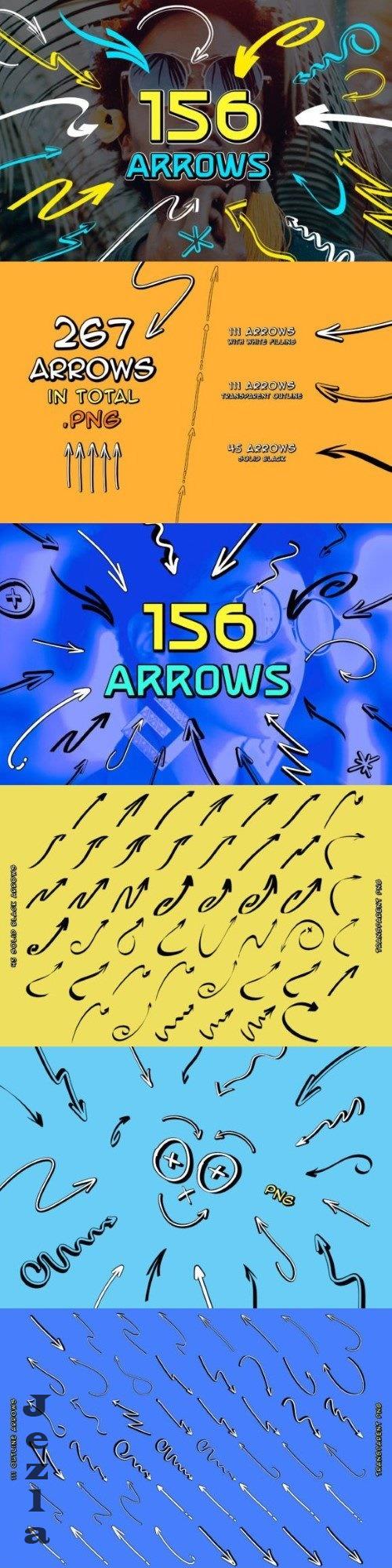 Hand drawn arrows - 31386957