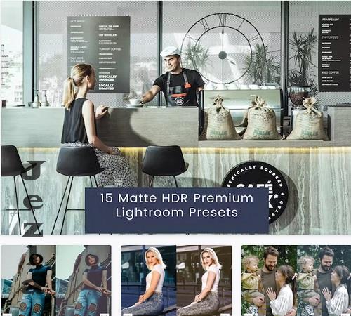 15 Matte HDR Premium Lightroom Presets - U35HMVX