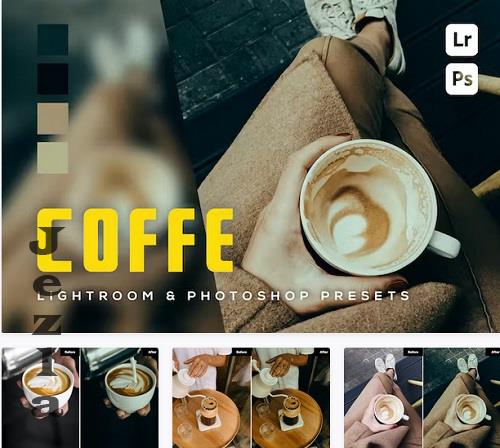 6 Coffee Lightroom and Photoshop Presets - JBW7K84