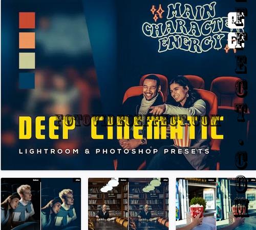 6 Deep Cinmatic Lightroom and Photoshop Presets - DAF8SSX