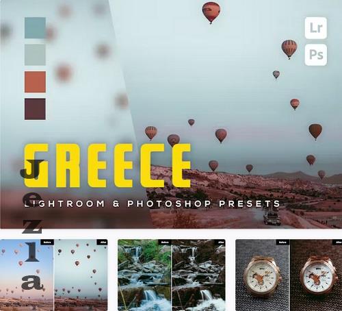 6 Greece Lightroom and Photoshop Presets - 5A2AUDH