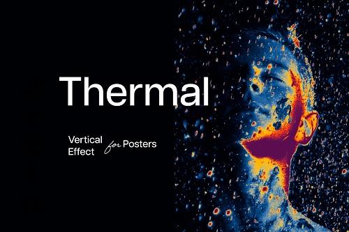 Heat Map Poster Photo Effect - 14483591