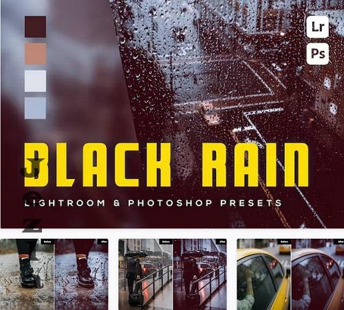 6 Black Rain Lightroom and Photoshop Presets - KJXWZPA