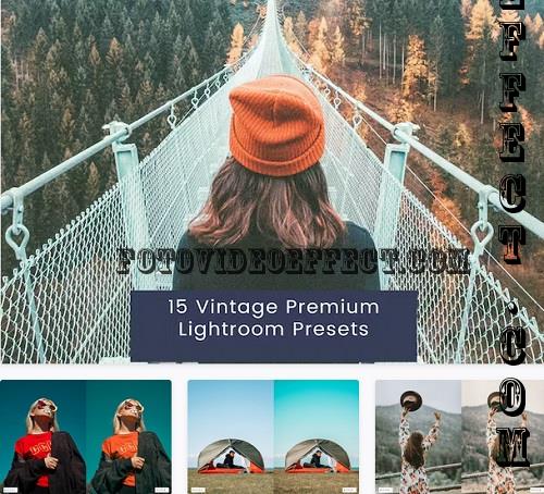15 Vintage Premium Lightroom Presets - TCMPTFH