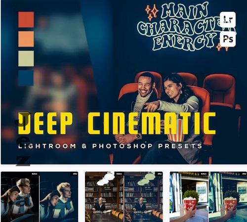 6 Deep Cinmatic Lightroom and Photoshop Presets - DAF8SSX