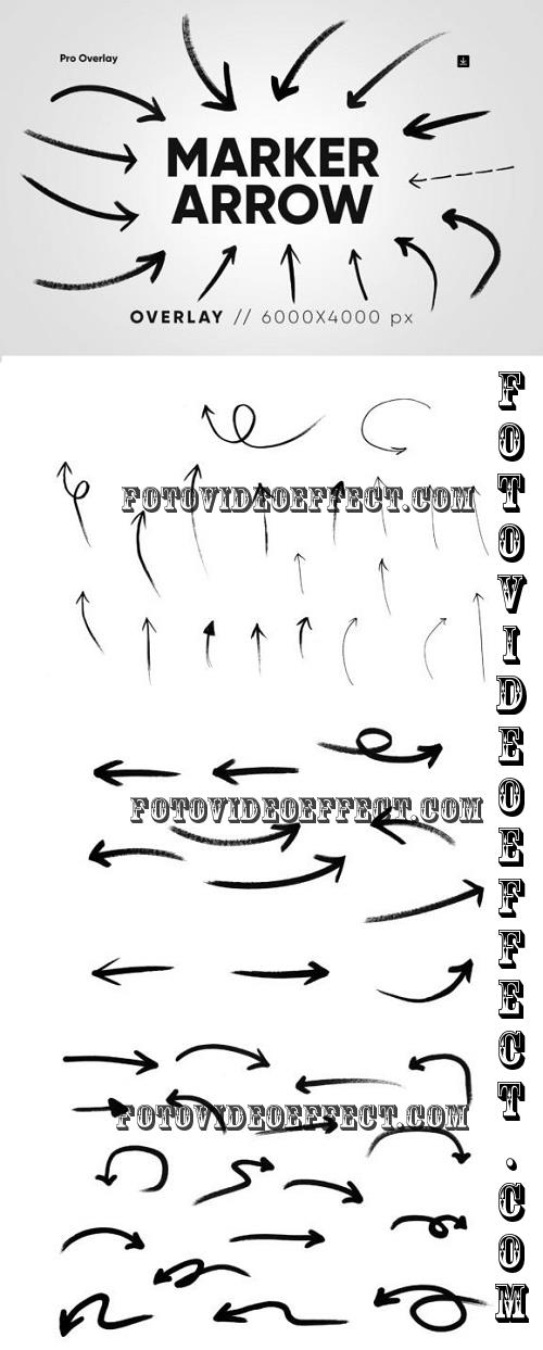 100 Marker Arrow Overlay - 31378021