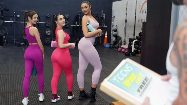 BFFS Don’t Pay for Gym Memberships - Brookie Blair, Serena Hill, Ariana Starr (Step Sister, Dirty Auditions) [2023 | FullHD]