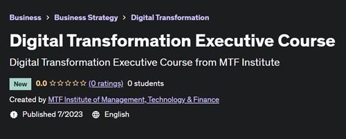 Digital Transformation Executive Course