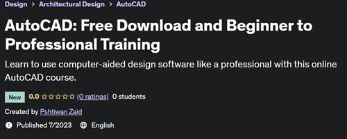 AutoCAD – Free Download and Beginner to Professional Training